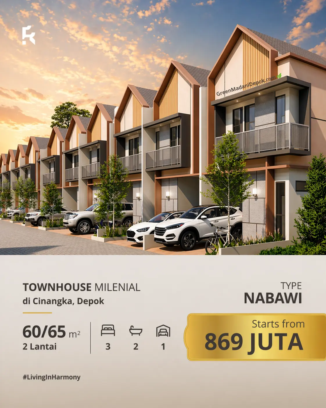 Tipe Nabawi - Green Madani Cinangka Depok